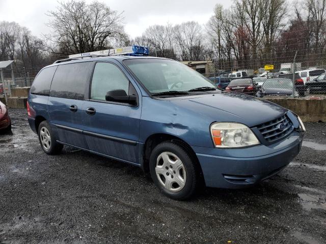 2FMZA51676BA61563 - 2006 FORD FREESTAR SE BLUE photo 4