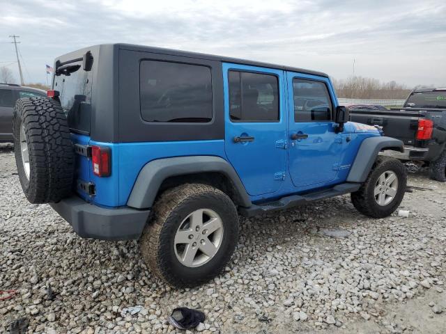 1J4BA3H12AL159763 - 2010 JEEP WRANGLER U SPORT BLUE photo 3