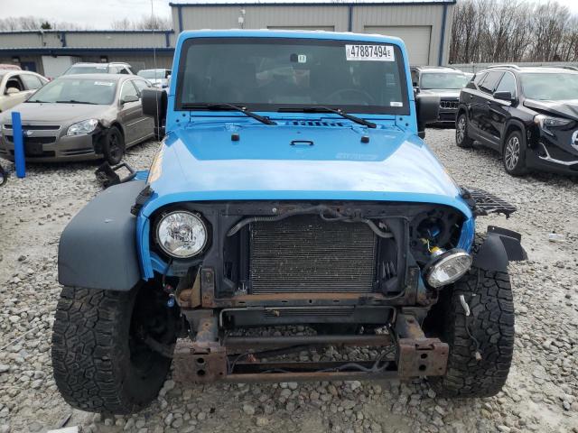 1J4BA3H12AL159763 - 2010 JEEP WRANGLER U SPORT BLUE photo 5