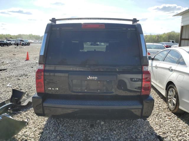 1J8HG48N87C554359 - 2007 JEEP COMMANDER BLACK photo 6