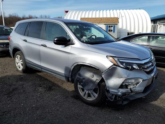 5FNYF6H16JB050860 - 2018 HONDA PILOT LX SILVER photo 4