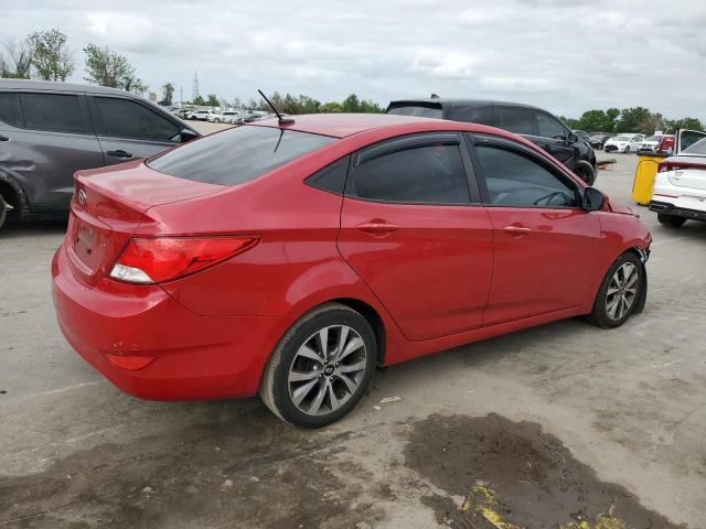 KMHCT4AE1HU337394 - 2017 HYUNDAI ACCENT SE RED photo 3