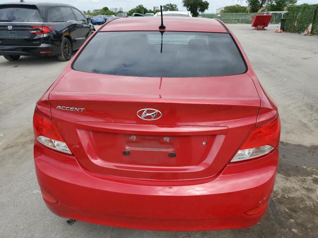 KMHCT4AE1HU337394 - 2017 HYUNDAI ACCENT SE RED photo 6