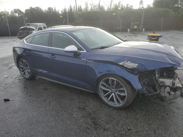 WAUB4CF50JA010005 - 2018 AUDI S5 PREMIUM PLUS BLUE photo 4