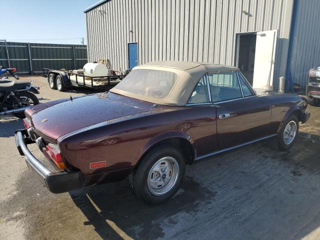 0157999 - 1979 FIAT SPIDER MAROON photo 3