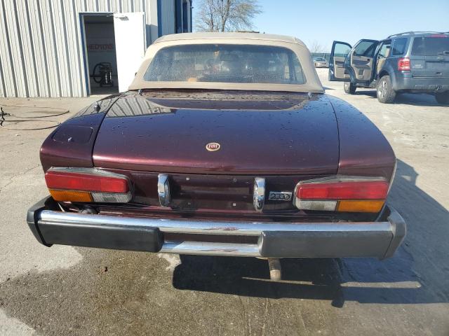 0157999 - 1979 FIAT SPIDER MAROON photo 6