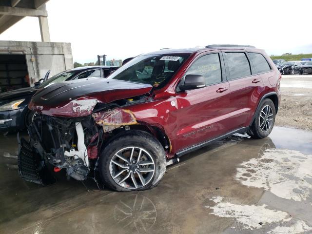 1C4RJFLG5KC814100 - 2019 JEEP GRAND CHER TRAILHAWK 勃艮第红 照片 1