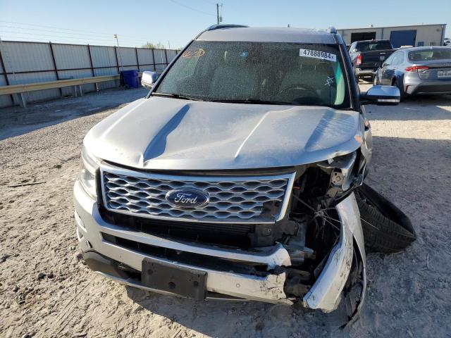 1FM5K8HT2GGC57803 - 2016 FORD EXPLORER PLATINUM SILVER photo 5