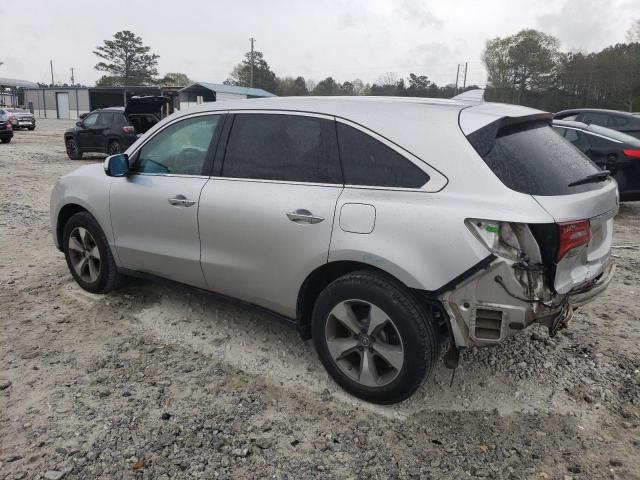 5FRYD4H24EB011370 - 2014 ACURA MDX SILVER photo 2