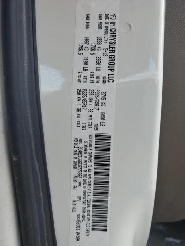 2C4RC1CG6DR776982 - 2013 CHRYSLER TOWN & COU TOURING L WHITE photo 13