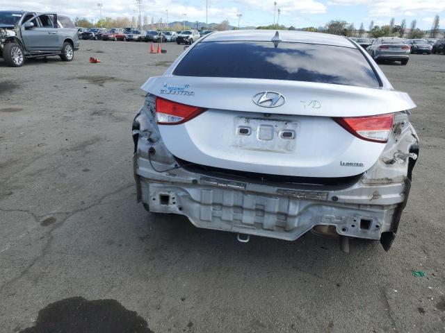 KMHDH4AE7CU331548 - 2012 HYUNDAI ELANTRA GLS SILVER photo 6