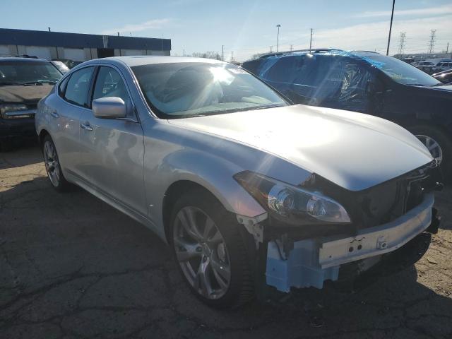 JN1BY1ARXDM603558 - 2013 INFINITI M37 X SILVER photo 4