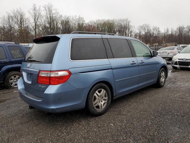 5FNRL38435B098778 - 2005 HONDA ODYSSEY EX BLUE photo 3