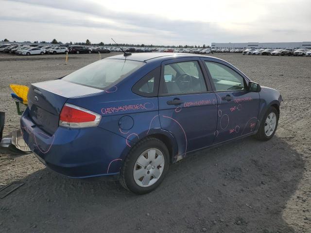 1FAHP34N78W293142 - 2008 FORD FOCUS S/SE BLUE photo 3