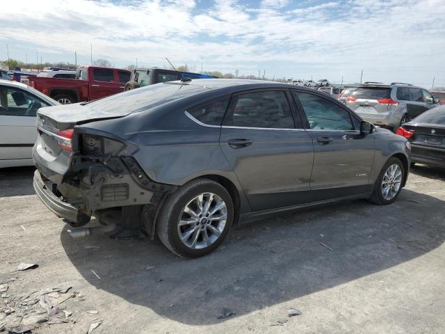 3FA6P0LU8HR265741 - 2017 FORD FUSION SE HYBRID GRAY photo 3