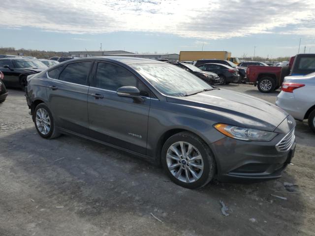 3FA6P0LU8HR265741 - 2017 FORD FUSION SE HYBRID GRAY photo 4