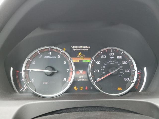 19UUB2F66KA001204 - 2019 ACURA TLX TECHNOLOGY WHITE photo 9
