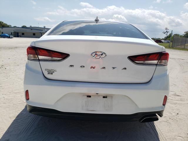 5NPE24AF7KH745313 - 2019 HYUNDAI SONATA SE WHITE photo 6