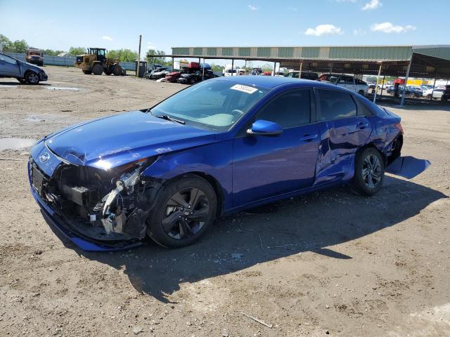 5NPLM4AG3NH066332 - 2022 HYUNDAI ELANTRA SEL BLUE photo 1