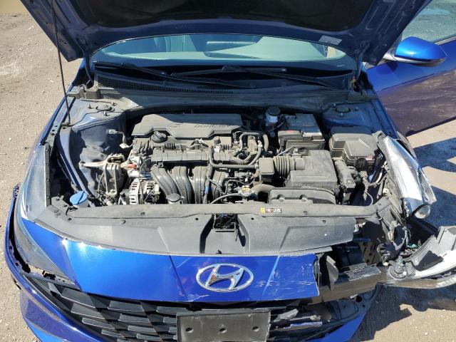 5NPLM4AG3NH066332 - 2022 HYUNDAI ELANTRA SEL BLUE photo 11