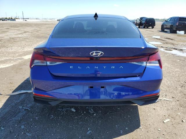 5NPLM4AG3NH066332 - 2022 HYUNDAI ELANTRA SEL BLUE photo 6