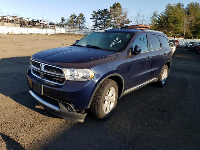 1C4SDJDT7CC321107 - 2012 DODGE DURANGO CREW BLUE photo 1