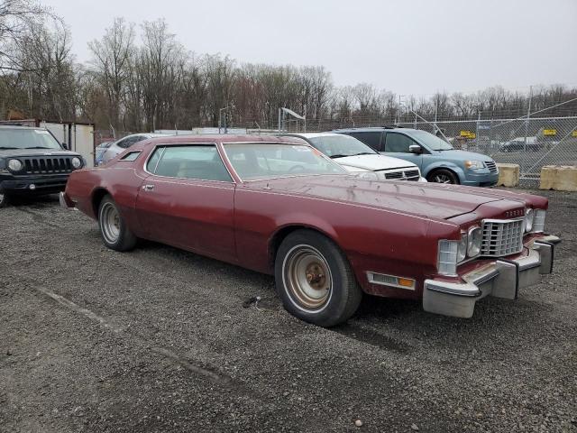 6Y87A111127 - 1976 FORD THUNDERBIR BURGUNDY photo 4