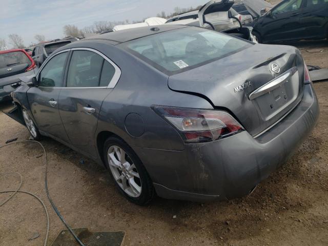 1N4AA5AP6EC470958 - 2014 NISSAN MAXIMA S GRAY photo 2