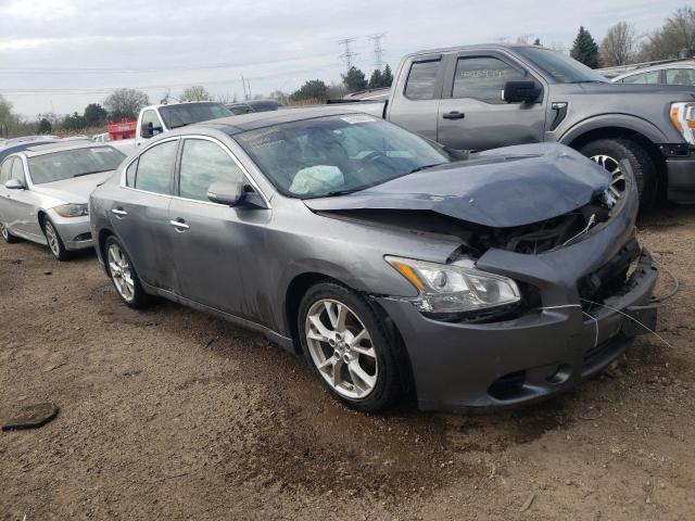 1N4AA5AP6EC470958 - 2014 NISSAN MAXIMA S GRAY photo 4