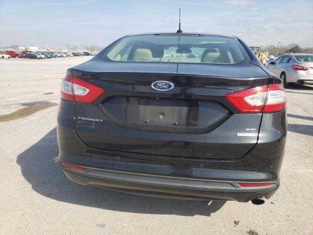 3FA6P0HR7DR375680 - 2013 FORD FUSION SE BLACK photo 6