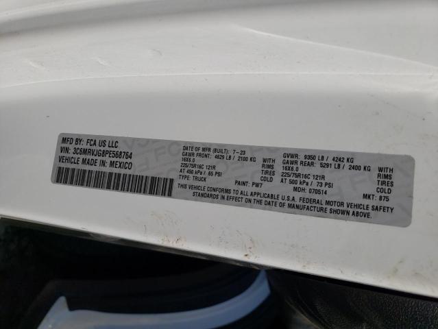 3C6MRVJG8PE568764 - 2023 RAM PROMASTER 3500 HIGH 白色 照片 13