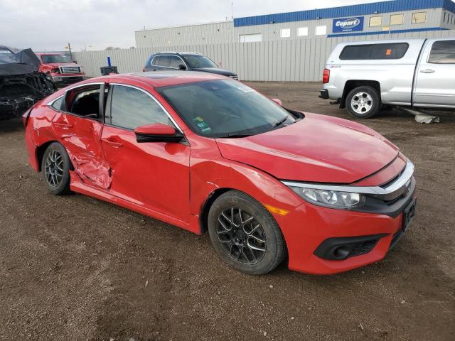 2HGFC2F80HH569689 - 2017 HONDA CIVIC EX RED photo 4