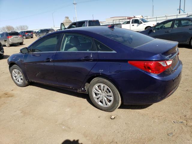 5NPEB4AC0CH349246 - 2012 HYUNDAI SONATA GLS BLUE photo 2