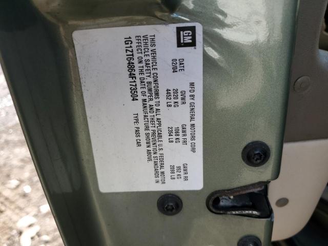 1G1ZT64864F173504 - 2004 CHEVROLET MALIBU MAXX LS მწვანე ფოტო 12