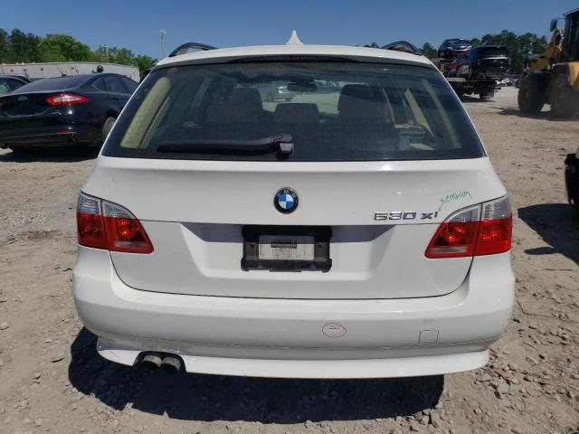 WBANN73527CN04093 - 2007 BMW 530 XIT WHITE photo 6