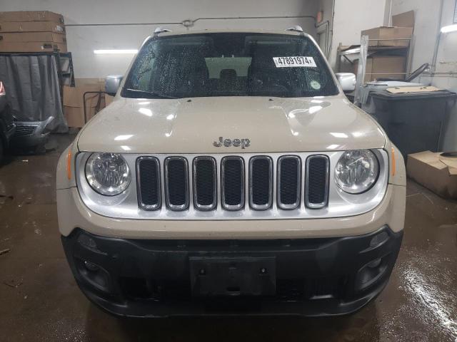 ZACCJBDT1GPD02430 - 2016 JEEP RENEGADE LIMITED BEIGE photo 5