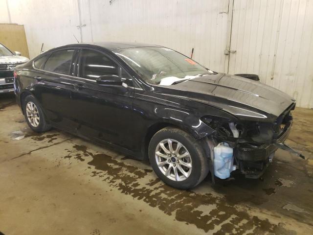 3FA6P0G77JR204083 - 2018 FORD FUSION S BLACK photo 4