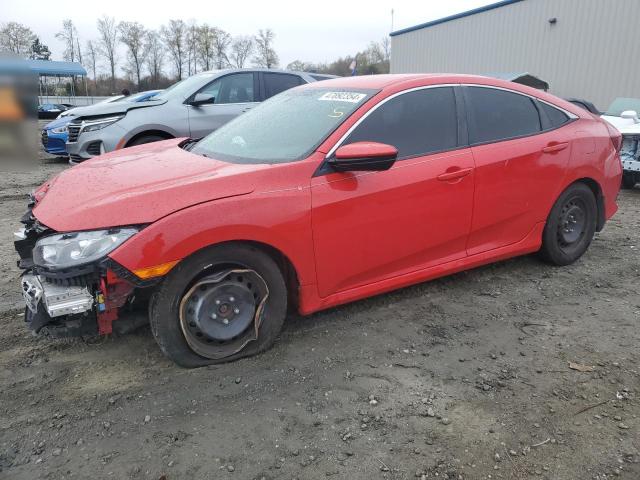 2HGFC2F52GH530283 - 2016 HONDA CIVIC LX RED photo 1