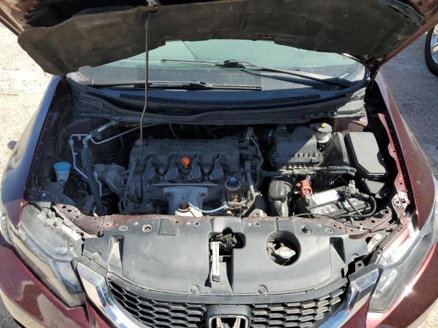 2HGFB2F87EH554251 - 2014 HONDA CIVIC EX BURGUNDY photo 11