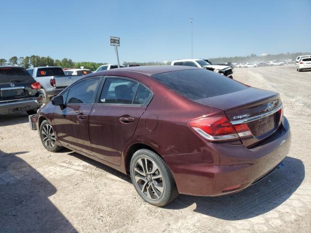 2HGFB2F87EH554251 - 2014 HONDA CIVIC EX BURGUNDY photo 2