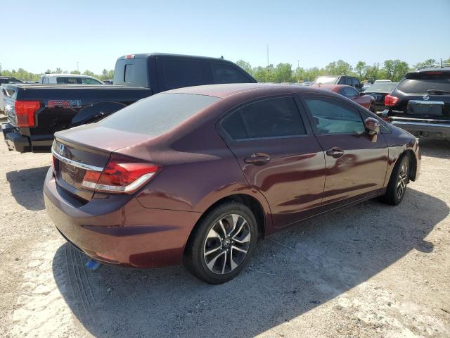 2HGFB2F87EH554251 - 2014 HONDA CIVIC EX BURGUNDY photo 3