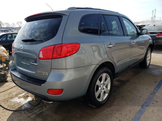 5NMSH13EX8H222927 - 2008 HYUNDAI SANTA FE SE GRAY photo 3