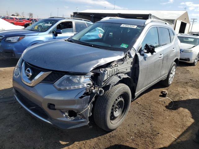 KNMAT2MV2GP729678 - 2016 NISSAN ROGUE S GRAY photo 1