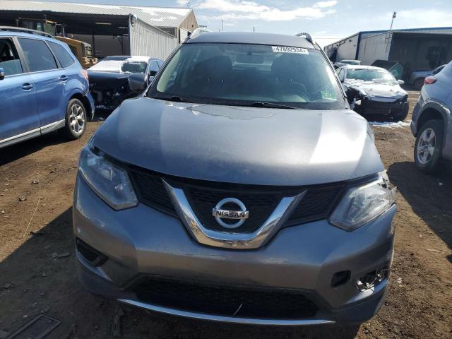 KNMAT2MV2GP729678 - 2016 NISSAN ROGUE S GRAY photo 5