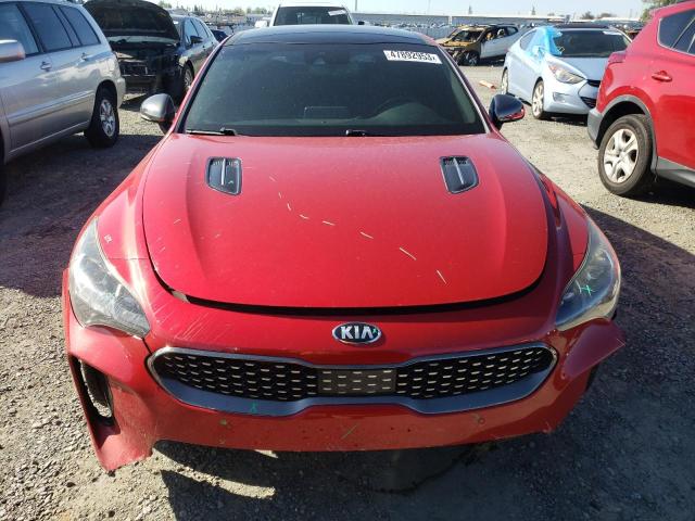 KNAE45LCXJ6022788 - 2018 KIA STINGER GT1 RED photo 5