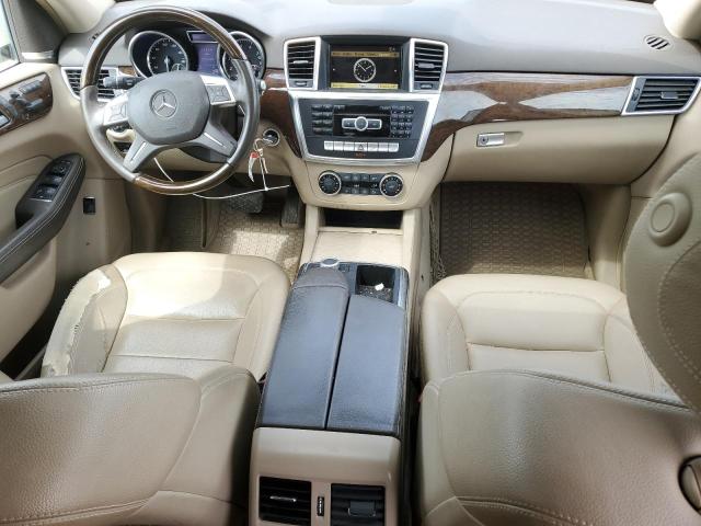 4JGDA5HB0CA019045 - 2012 MERCEDES-BENZ ML 350 4MATIC WHITE photo 8
