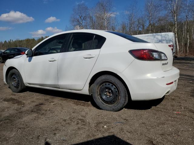 JM1BL1UF6D1848632 - 2013 MAZDA 3 I WHITE photo 2