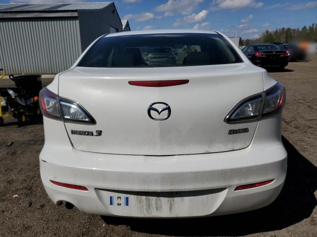 JM1BL1UF6D1848632 - 2013 MAZDA 3 I WHITE photo 6