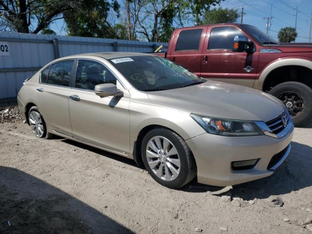 1HGCR2F80FA244165 - 2015 HONDA ACCORD EXL BEIGE photo 4