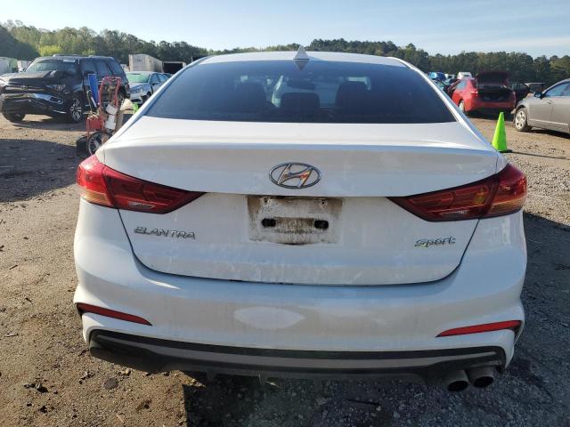 KMHD04LB5JU718820 - 2018 HYUNDAI ELANTRA SPORT WHITE photo 6